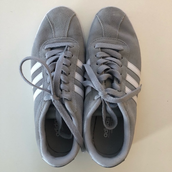 adidas grand court suede sneaker